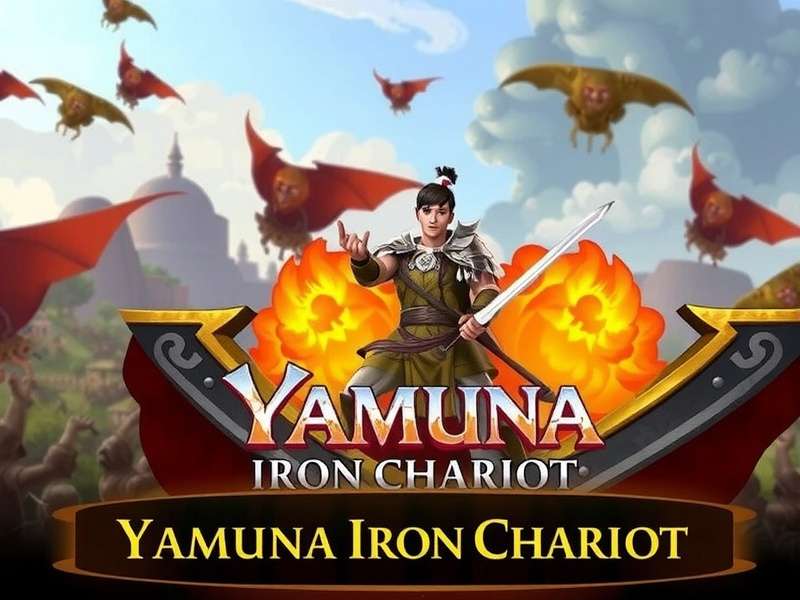 Epic Battle Scene in Yamuna Iron Chariot Yamuna Iron Chariot game screenshot showing epic battle